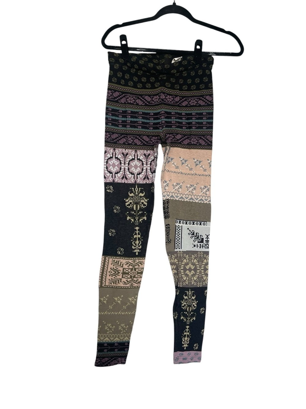 Free People Patchwork Print Leggings